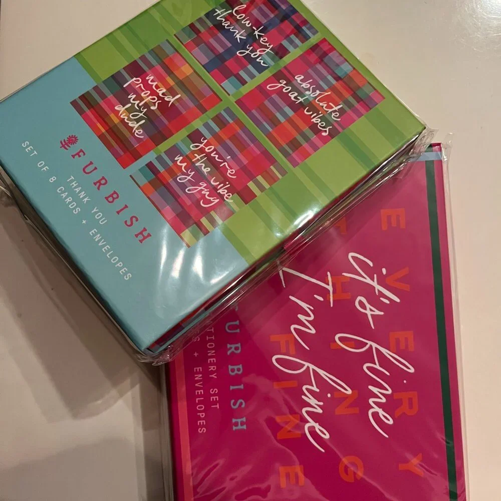 Note Cards‎ Bundle - Thank You &  I Am Fine (2 boxes / new)